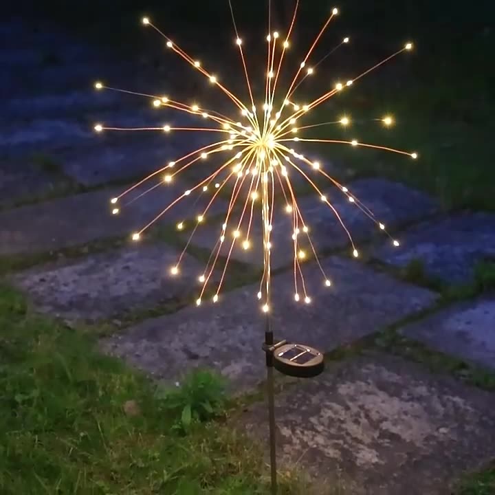Solarbetriebene LED-Gartenleuchte aus Edelstahl, wasserdicht, für Terrasse und Garten