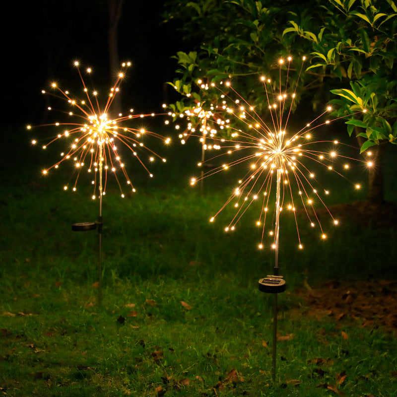 Zeitgenössische industrielle Solarfeuerwerk Edelstahl-LED wasserdichte Landschafts-Insert-Leuchte für Außenpatio | Brehn