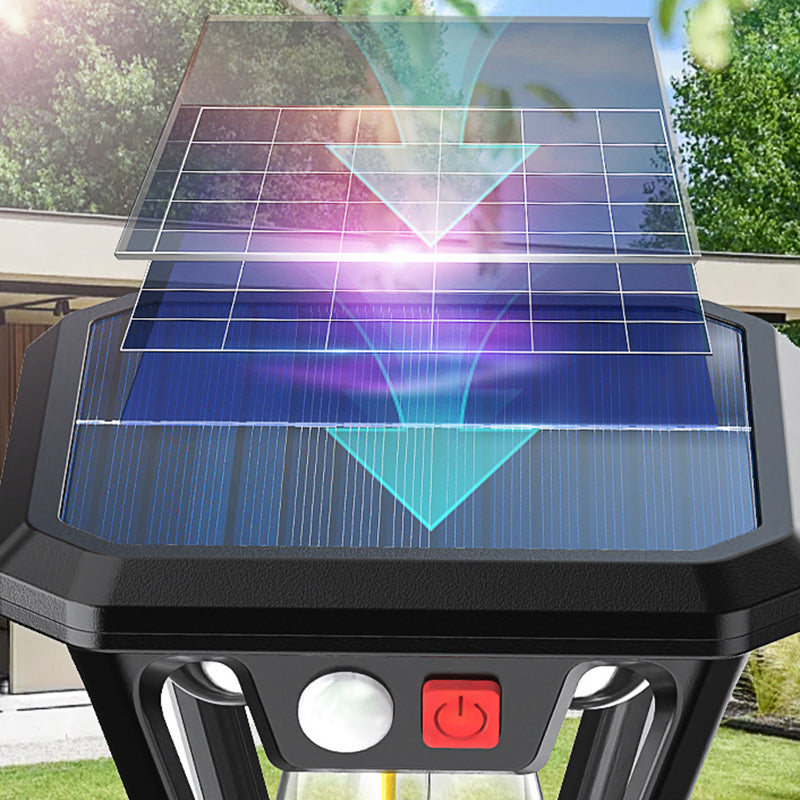 Zeitgenössische industrielle menschliche Körpersensor LED Solar wasserdicht Rasen Einstecklicht für den Außenbereich Patio | Brehn