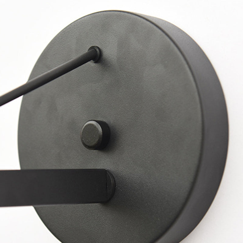Moderne nordische, geometrische Kegel-Wandleuchte aus Eisen mit einer Lichtquelle, wasserdicht, für den Außenbereich, für den Garten
