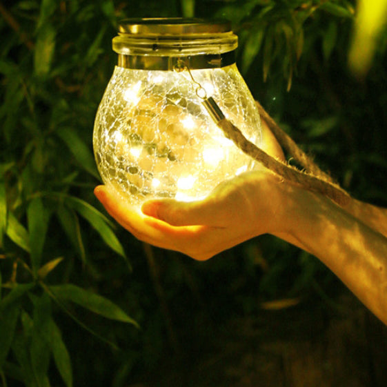 Modern Minimalist Solar Wasserdicht Runde Flasche Runde Rissglas ABS Edelstahl LED Außenlicht Für Garten | Brehn