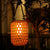 Moderne Art Deco Solar Wasserdicht Imitation Rattan Gewebte Laterne Zylindrische Kunststoff LED Außenlicht Für Garten | Brehn