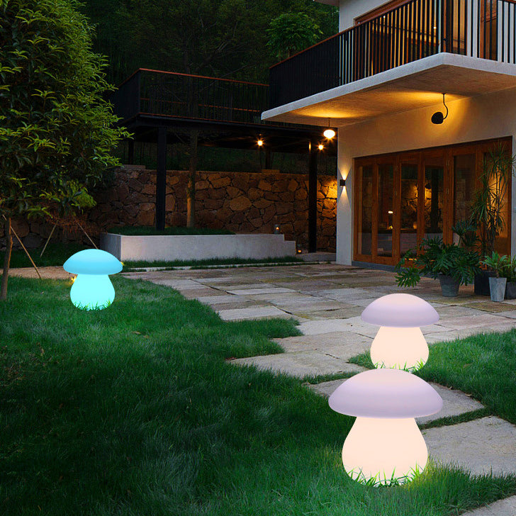 Zeitgenössische kreative solarbetriebene wasserdichte Pilzform PE LED Außenleuchte für die Terrasse | Brehn