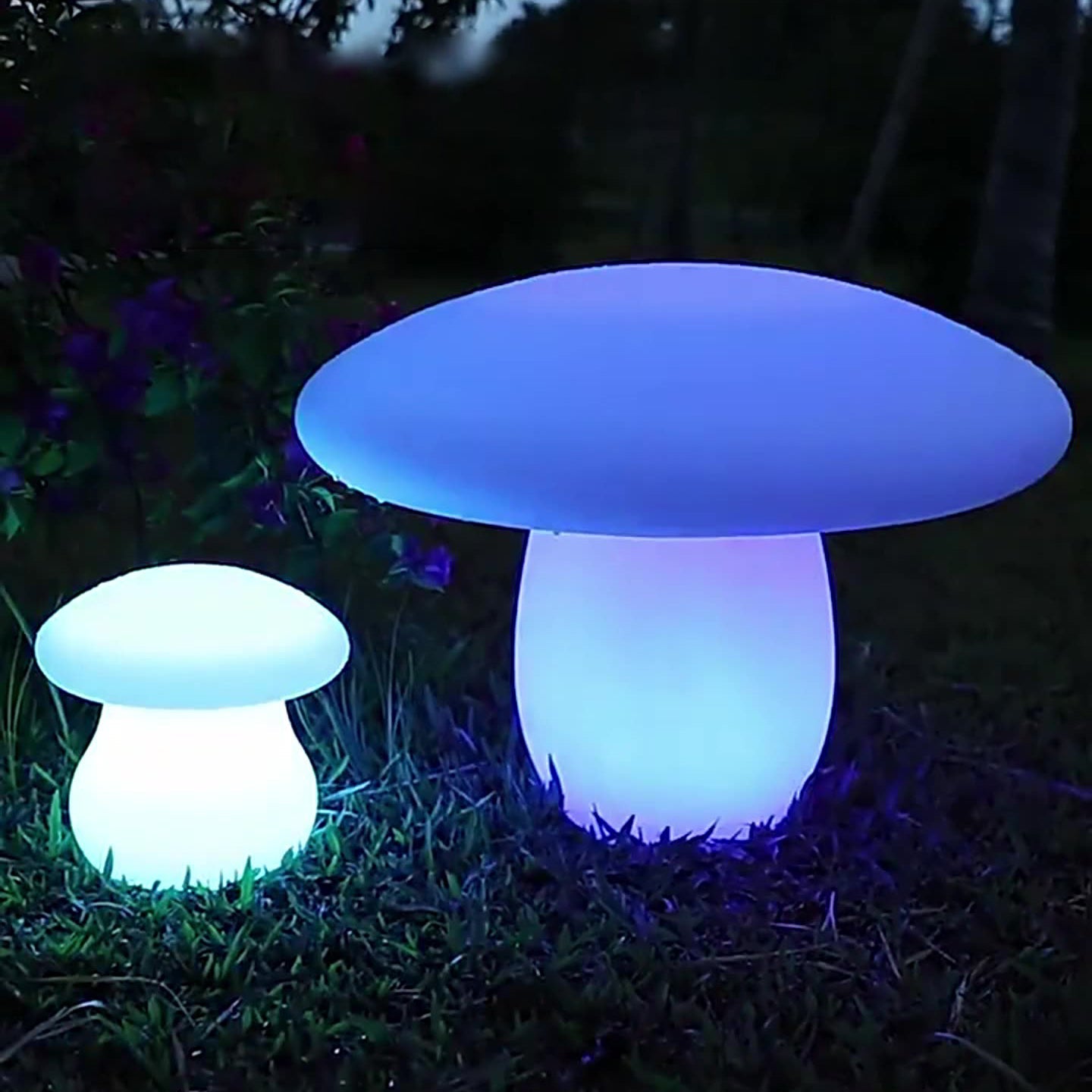 Zeitgenössische kreative solarbetriebene wasserdichte Pilzform PE LED Außenleuchte für die Terrasse | Brehn