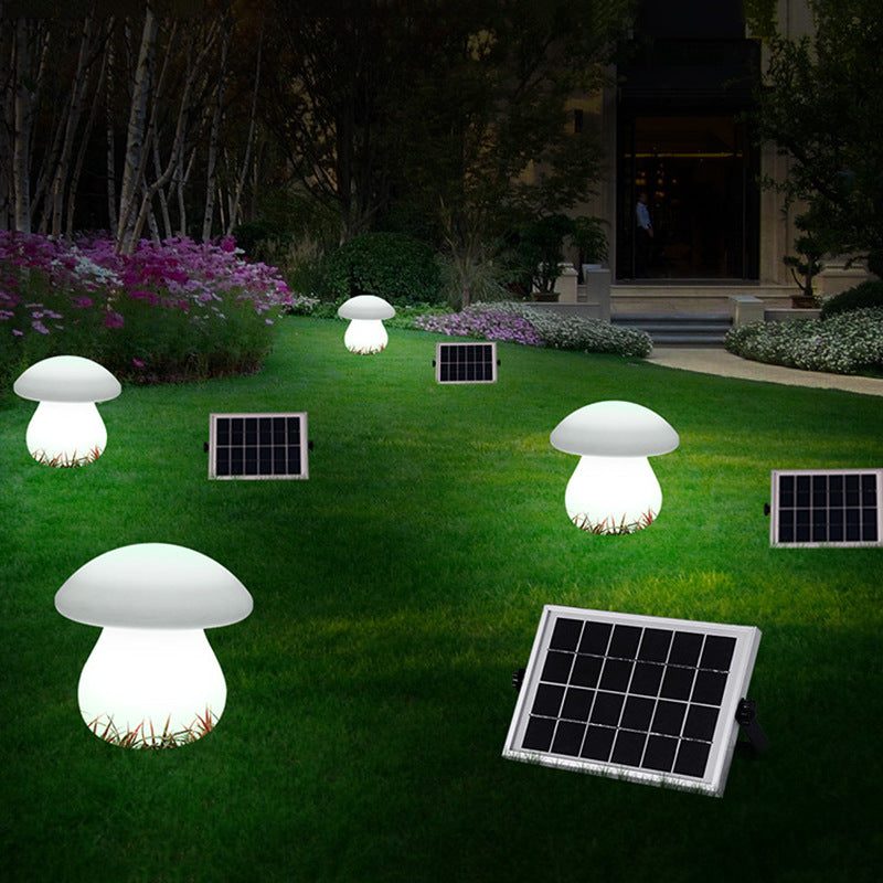 Zeitgenössische kreative solarbetriebene wasserdichte Pilzform PE LED Außenleuchte für die Terrasse | Brehn