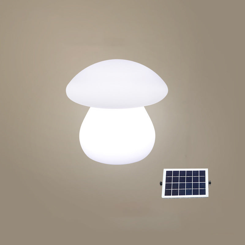 Zeitgenössische kreative solarbetriebene wasserdichte Pilzform PE LED Außenleuchte für die Terrasse | Brehn