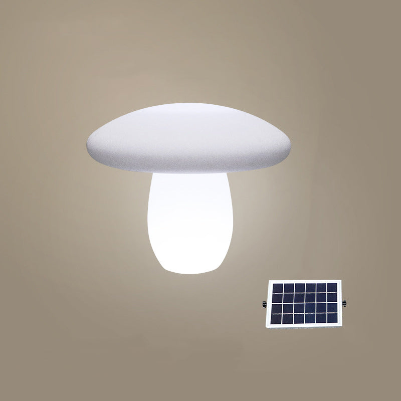 Zeitgenössische kreative solarbetriebene wasserdichte Pilzform PE LED Außenleuchte für die Terrasse | Brehn