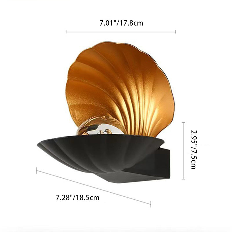 Zeitgenössische kreative wasserdichte Schalen-Aluminium-Acryl-LED-Wandleuchte für den Außenbereich | Brehn