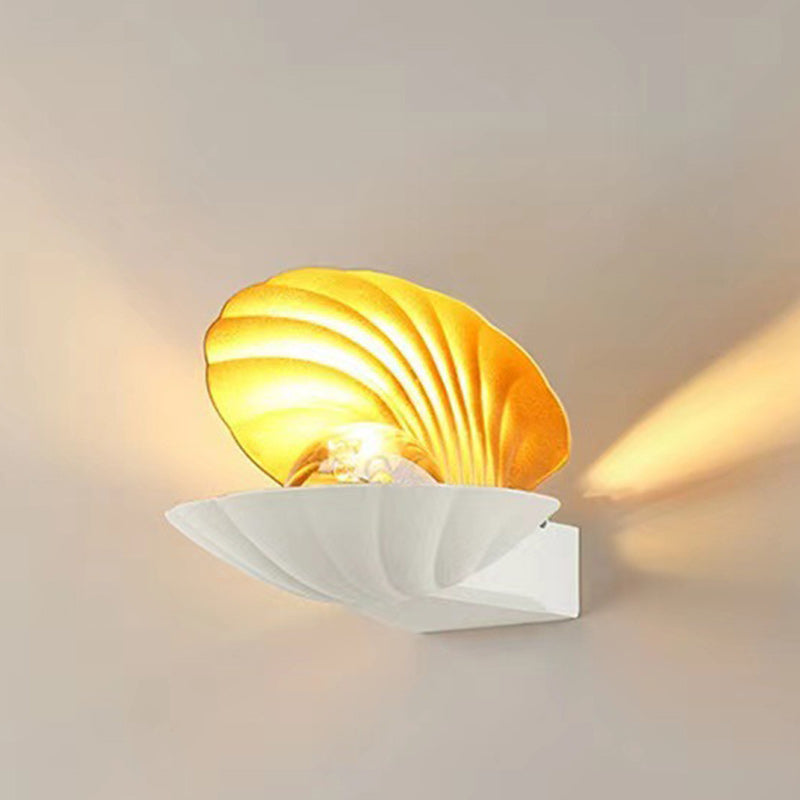 Zeitgenössische kreative wasserdichte Schalen-Aluminium-Acryl-LED-Wandleuchte für den Außenbereich | Brehn