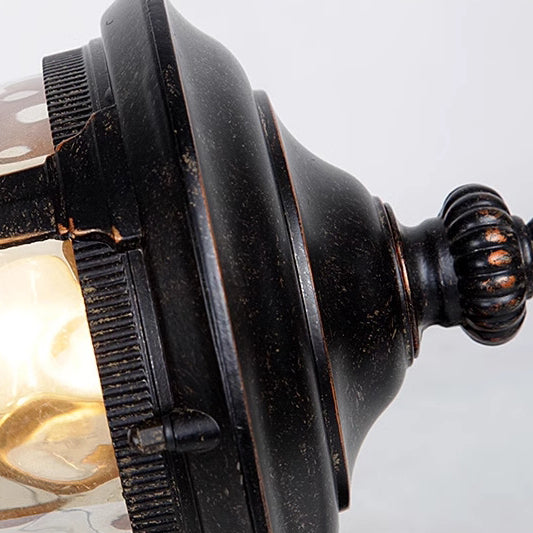 Zeitgenössische Nordische Jar Aluminium Glas 1-Licht Wand Scone Lampe Für Außenpatio | Brehn