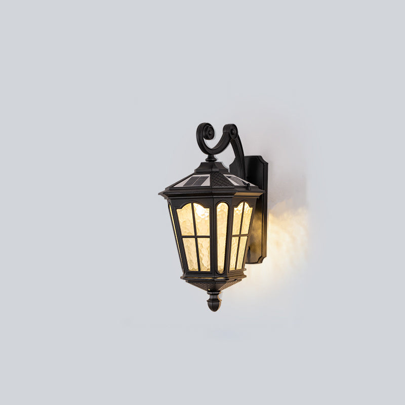 Wasserdichte Wandleuchte aus Aluminium und Glas mit einem Licht für die Terrasse