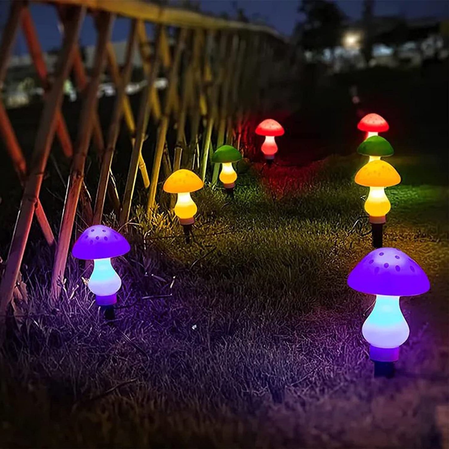 Zeitgenössische kreative wasserdichte Solar-Pilz-Kunststoff-LED-Landschaftsbeleuchtung Außenlichter für den Garten | Brehn