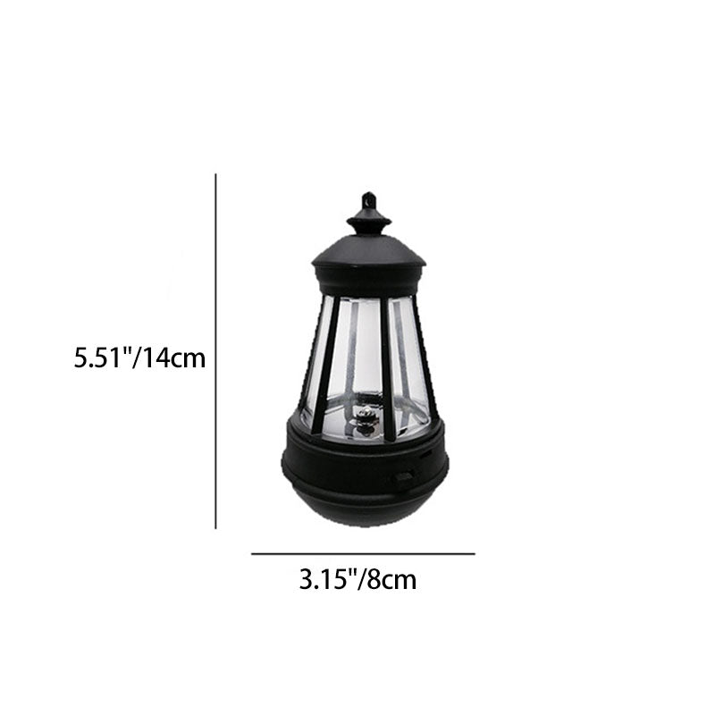 Moderne Minimalistische Wasserfeste Solar-Leuchtturm Eisen Acryl LED Camping Außenlicht Landschaftsbeleuchtung Für Garten | Brehn