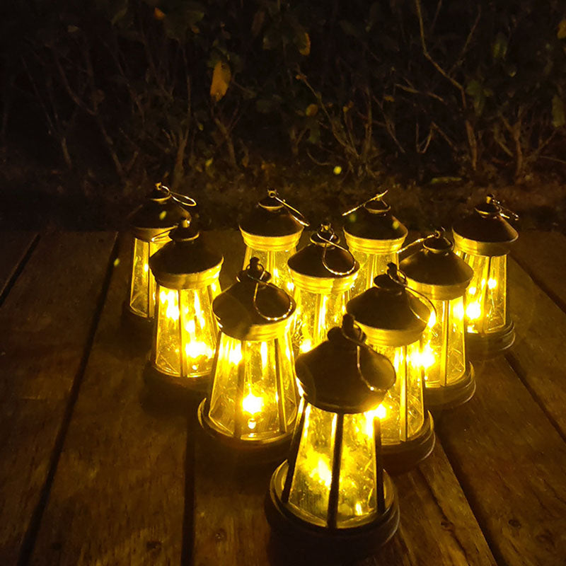 Moderne Minimalistische Wasserfeste Solar-Leuchtturm Eisen Acryl LED Camping Außenlicht Landschaftsbeleuchtung Für Garten | Brehn