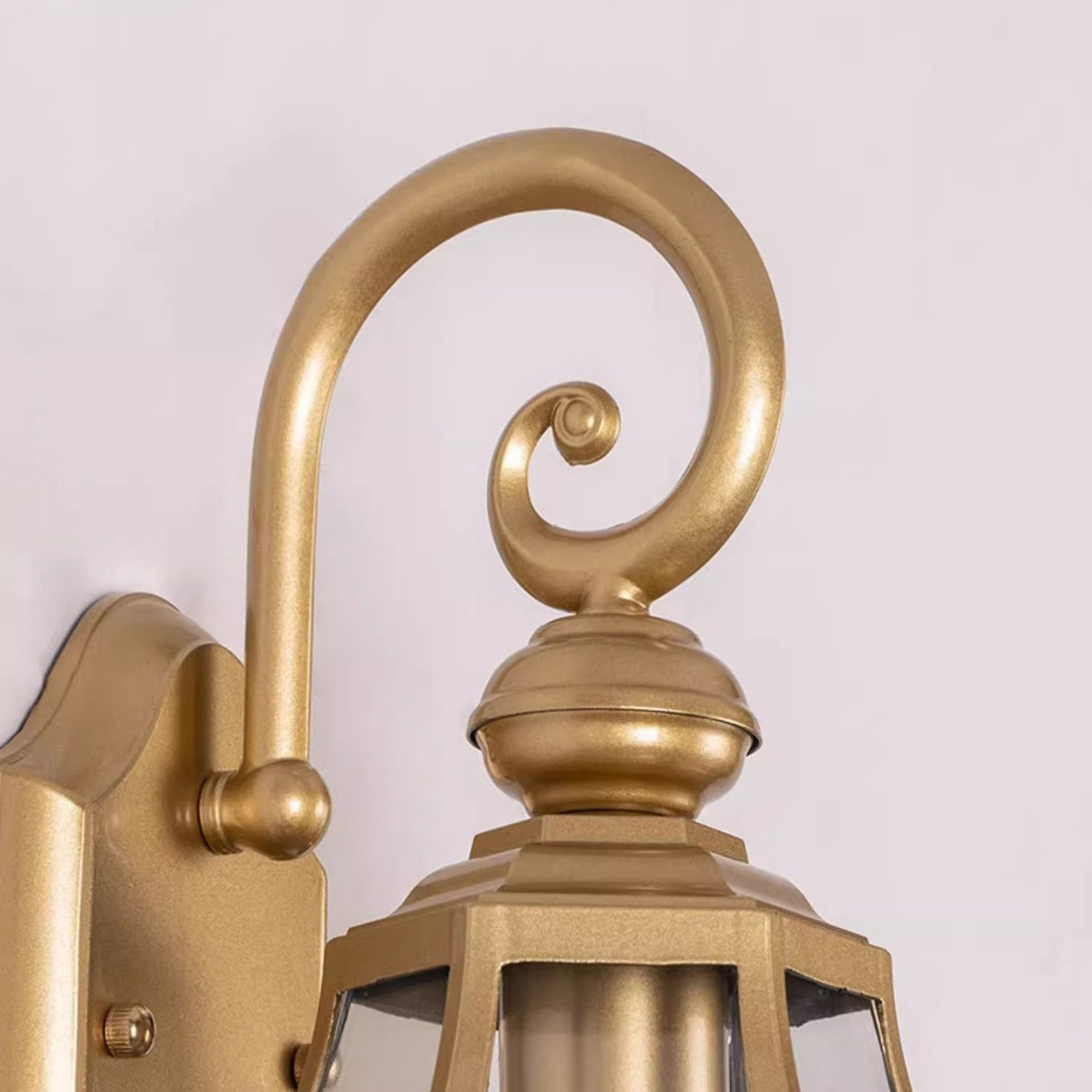 Zeitgenössische nordische runde Gericht wasserdichte Glas-Hardware 1-Licht Wandleuchte Lampe für Außenpatio | Brehn