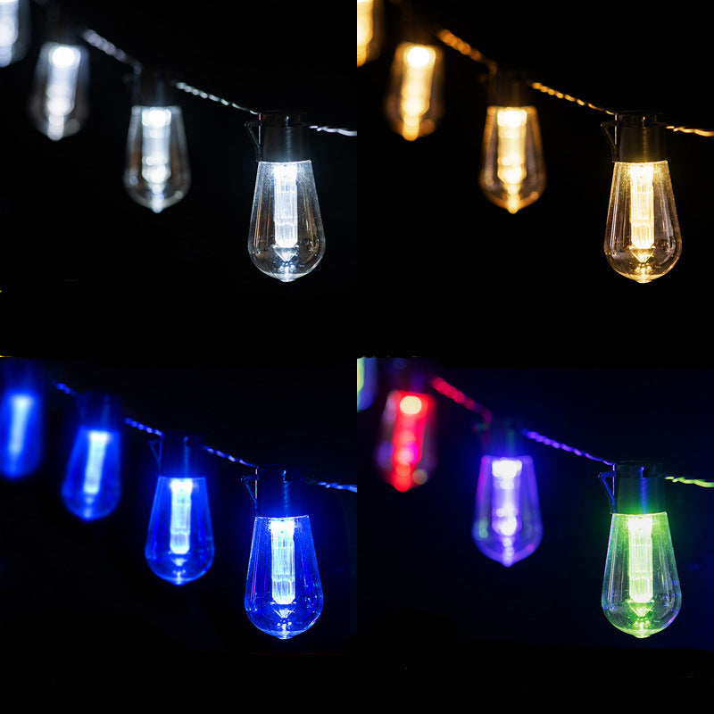 Moderner minimalistische runde lange Linien-Glas-Eisen-LED-Lichterkette für den Garten | Brehn