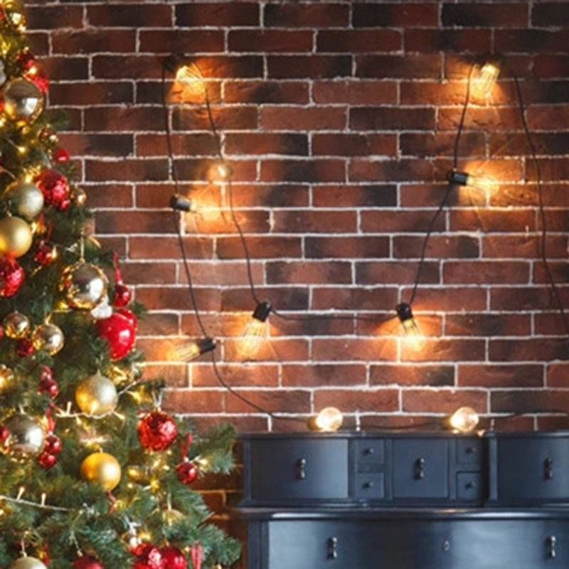 Moderner minimalistische runde lange Linien-Glas-Eisen-LED-Lichterkette für den Garten | Brehn