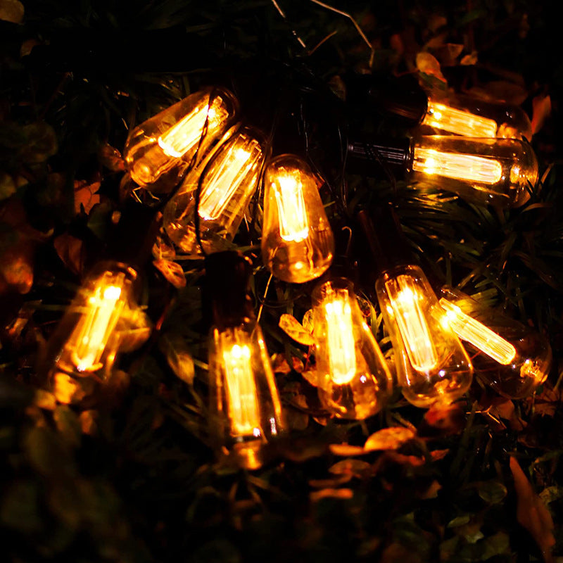 Moderner minimalistische runde lange Linien-Glas-Eisen-LED-Lichterkette für den Garten | Brehn