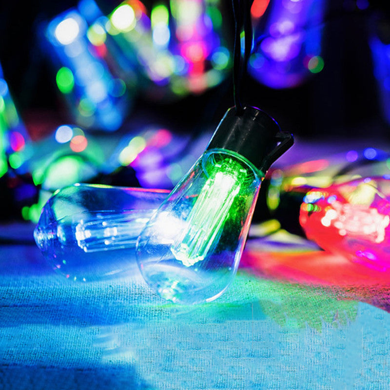 Moderner minimalistische runde lange Linien-Glas-Eisen-LED-Lichterkette für den Garten | Brehn