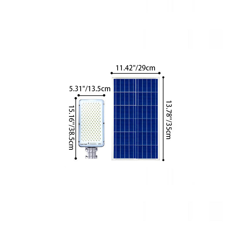 Moderne Einfachheit Rechteck Solar Wasserdicht ABS LED Wandlampe für Garten | Brehn