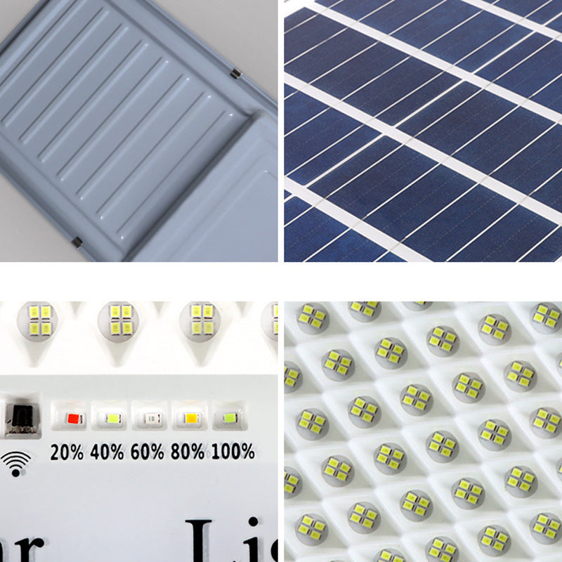 Moderne Einfachheit Rechteck Solar Wasserdicht ABS LED Wandlampe für Garten | Brehn