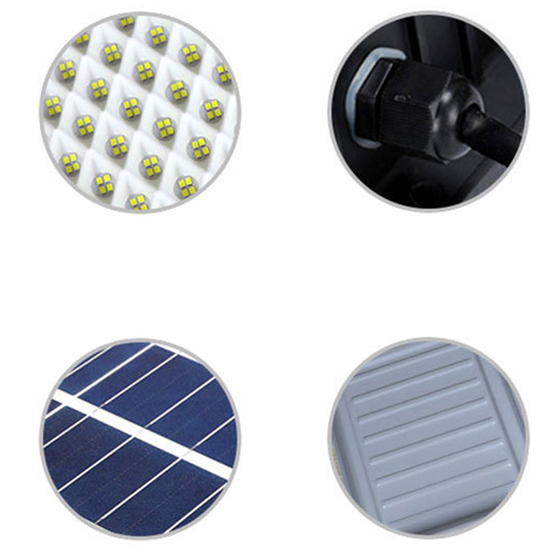 Moderne Einfachheit Rechteck Solar Wasserdicht ABS LED Wandlampe für Garten | Brehn