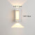 Moderne Einfachheit Rechteck Runde Diamant PC Aluminium LED Wandlampe Für Garten | Brehn