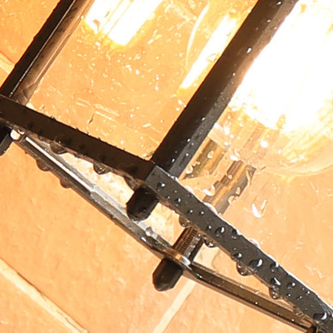 Moderner Minimalistischer Quadrat Rechteck Rund Glas Aluminium 1-Licht Wandleuchte Lampe Für Garten | Brehn