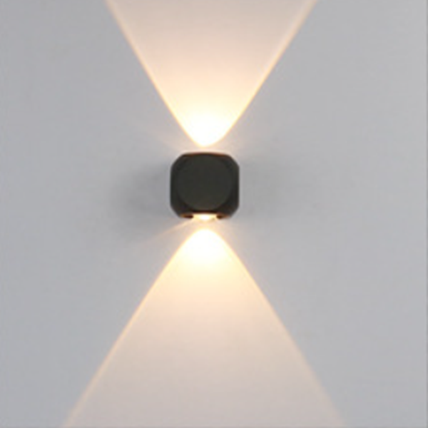 Moderne Minimalistische Runde Quadratische Orb Linse Aluminium LED Wand Sconces Lampe Für Garten | Brehn