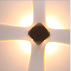 Moderne Minimalistische Runde Quadratische Orb Linse Aluminium LED Wand Sconces Lampe Für Garten | Brehn