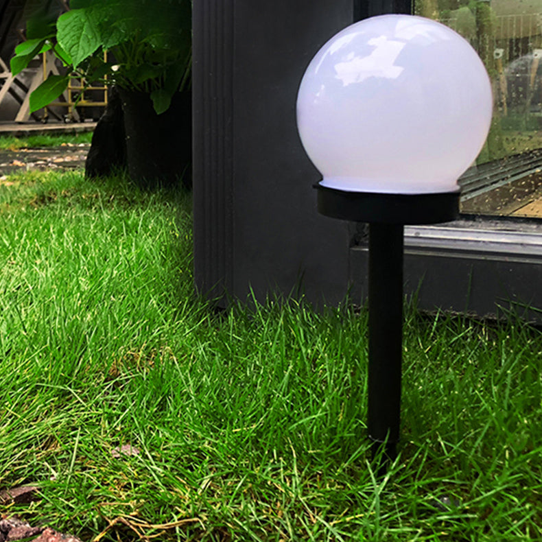 Modern minimalist Solar wasserdicht ABS Ball LED Landschaft Beleuchtung Außenlicht für Garten | Brehn