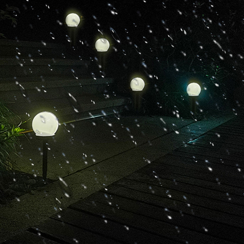 Modern minimalist Solar wasserdicht ABS Ball LED Landschaft Beleuchtung Außenlicht für Garten | Brehn