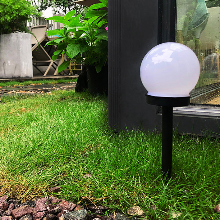 Modern minimalist Solar wasserdicht ABS Ball LED Landschaft Beleuchtung Außenlicht für Garten | Brehn