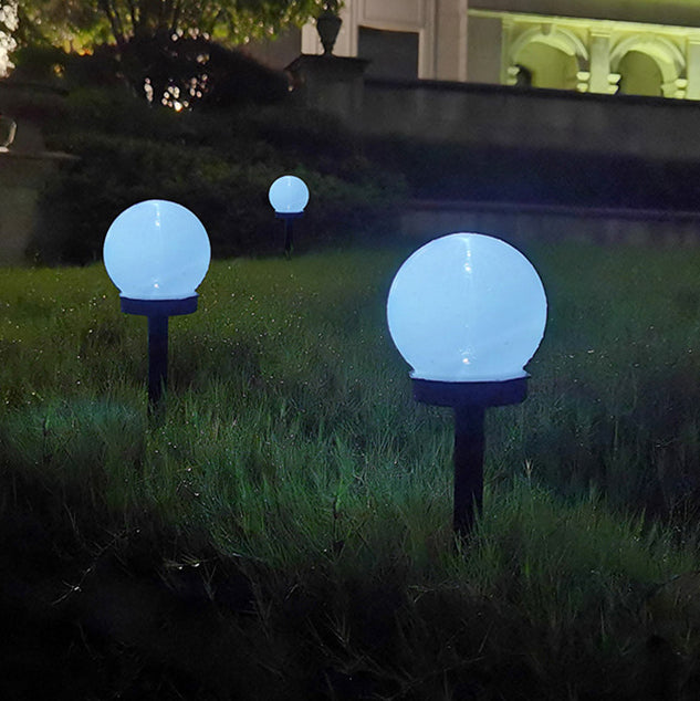 Modern minimalist Solar wasserdicht ABS Ball LED Landschaft Beleuchtung Außenlicht für Garten | Brehn