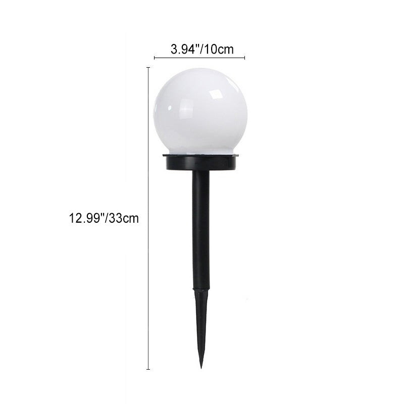 Modern minimalist Solar wasserdicht ABS Ball LED Landschaft Beleuchtung Außenlicht für Garten | Brehn