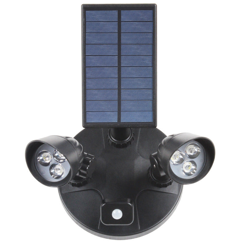 Moderne Einfachheit Solar Wasserdichte ABS PC Überwachungskamera Rotierbare Bewegungsmelder LED Wandleuchte für den Außenbereich | Brehn