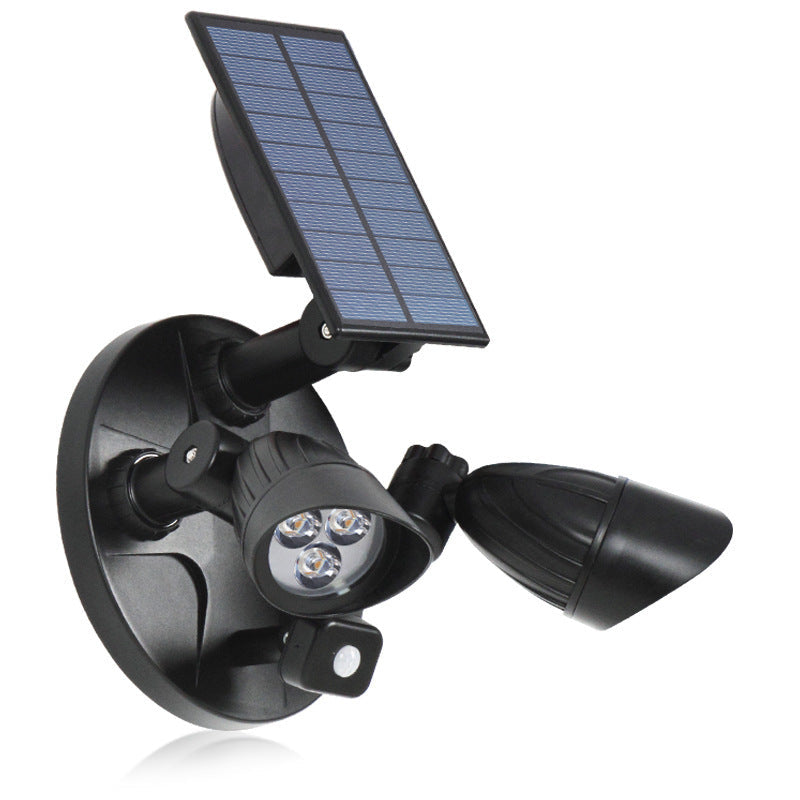 Moderne Einfachheit Solar Wasserdichte ABS PC Überwachungskamera Rotierbare Bewegungsmelder LED Wandleuchte für den Außenbereich | Brehn