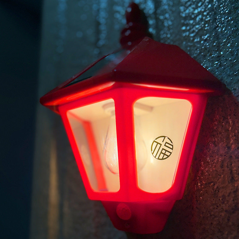 Zeitgenössische Retro Solar Wasserfest ABS Leuchtturm LED Wand Sconce Lampe Für Outdoor Patio | Brehn