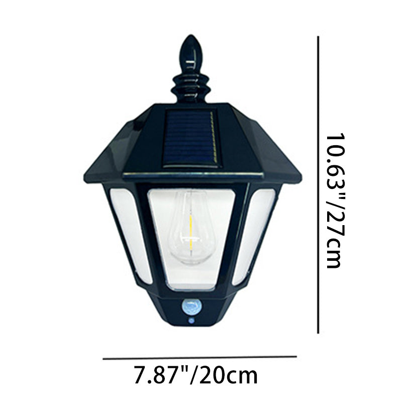 Zeitgenössische Retro Solar Wasserfest ABS Leuchtturm LED Wand Sconce Lampe Für Outdoor Patio | Brehn