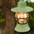 Zeitgenössische Retro wasserdichte wiederaufladbare/Batterie ABS PS PP Stahl Laterne Hängende LED Tischlampe Außenlicht für den Garten | Brehn