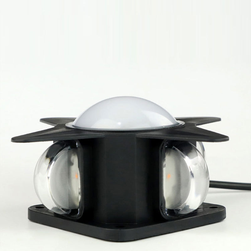 Zeitgenössische Kreative Wasserdichte Aluminium Acryl PC Kreuz Stern LED Wandleuchte Lampe Für Außenpatio | Brehn
