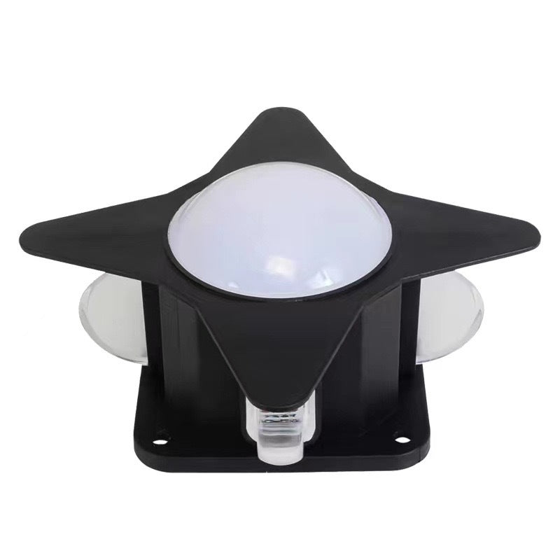 Zeitgenössische Kreative Wasserdichte Aluminium Acryl PC Kreuz Stern LED Wandleuchte Lampe Für Außenpatio | Brehn