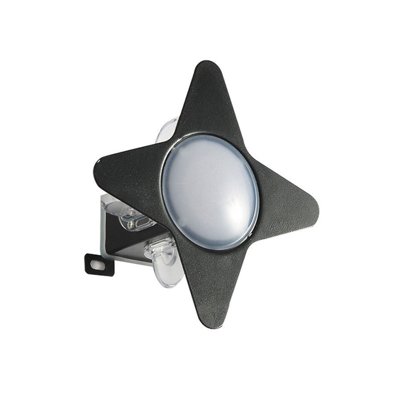 Zeitgenössische Kreative Wasserdichte Aluminium Acryl PC Kreuz Stern LED Wandleuchte Lampe Für Außenpatio | Brehn