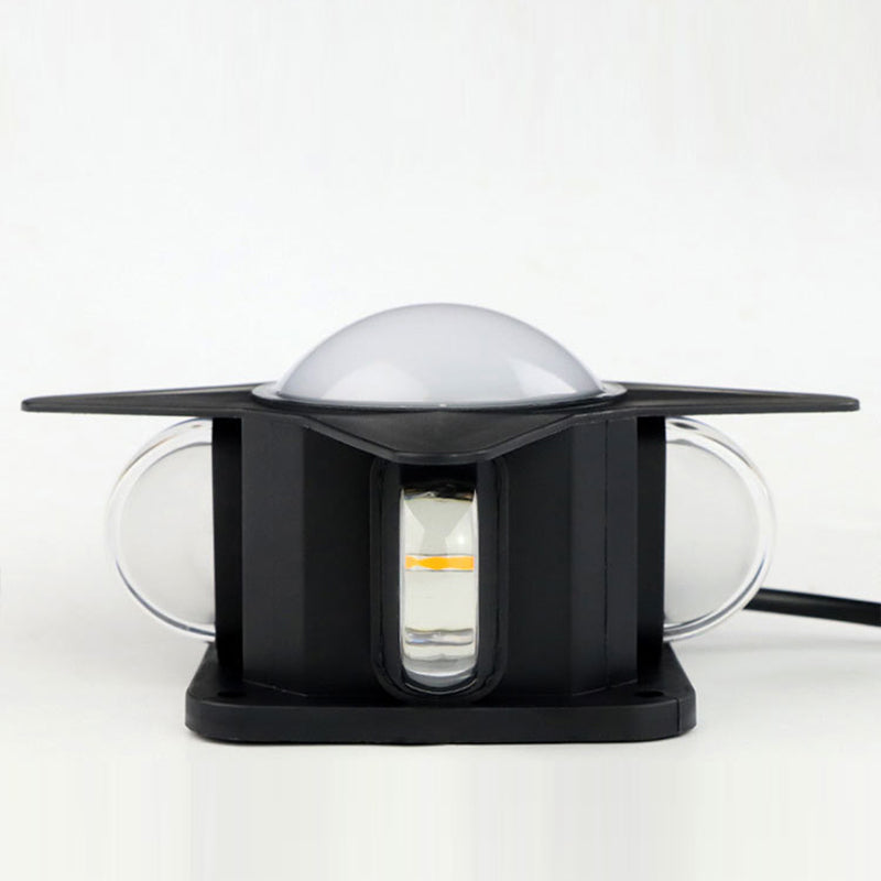 Zeitgenössische Kreative Wasserdichte Aluminium Acryl PC Kreuz Stern LED Wandleuchte Lampe Für Außenpatio | Brehn