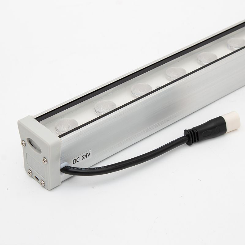 Moderne Einfachheit Wasserdicht Aluminium Verstärkt Glas Streifen Rechteckige LED Wandleuchte Lampe Für Außenpatio | Brehn