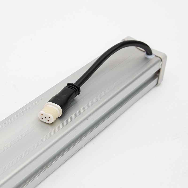 Moderne Einfachheit Wasserdicht Aluminium Verstärkt Glas Streifen Rechteckige LED Wandleuchte Lampe Für Außenpatio | Brehn