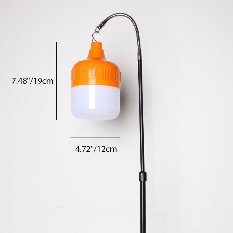 Moderne Einfachheit Wiederaufladbare ABS Metallzylinder Hängeleuchte LED Außenlicht für den Garten | Brehn