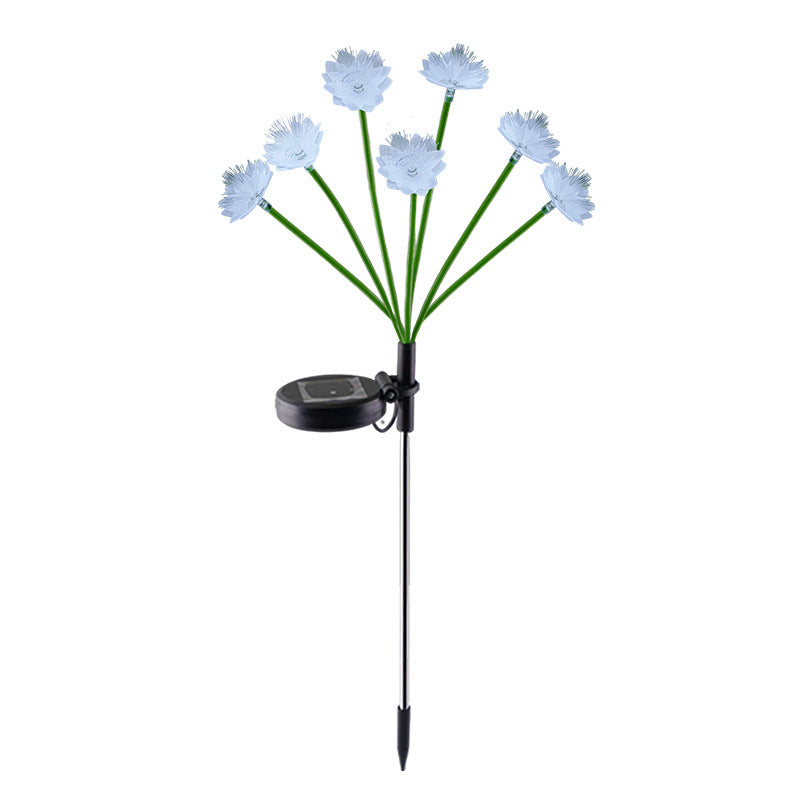 Moderne Art Deco Solar Waterproof Edelstahl Glasfaser ABS Silica Sakura Pilz LED Außenleuchte Landschaft Beleuchtung Für Garten | Brehn