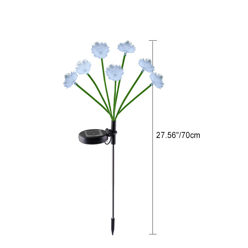 Moderne Art Deco Solar Waterproof Edelstahl Glasfaser ABS Silica Sakura Pilz LED Außenleuchte Landschaft Beleuchtung Für Garten | Brehn