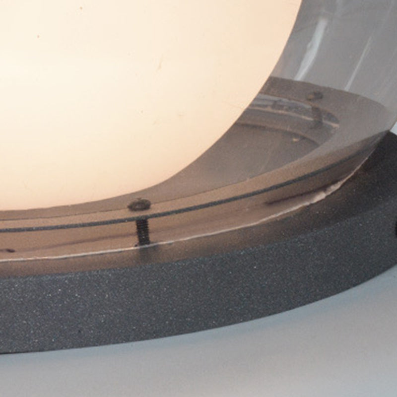 Moderne Schlichtheit Solar Wasserdicht Edelstahl PE PMMA Ball Mond 1-Licht Außenleuchte für Garten | Brehn